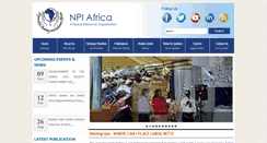 Desktop Screenshot of npi-africa.org